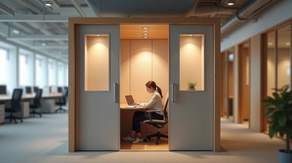 Augmentez votre confort au bureau avec une cabine acoustique