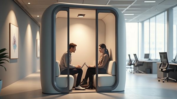 Augmentez votre confort au bureau avec une cabine acoustique